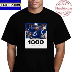 Tampa Bay Lightning Steven Stamkos 1000 Games NHL Played Vintage T-Shirt