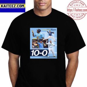Tampa Bay Rays 10-0 Game Winning Streak To Start The Season Vintage T-Shirt