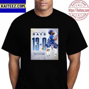Tampa Bay Rays 13 Straight Wins In MLB Vintage T-Shirt