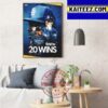 Tampa Bay Rays Is The First Team To Start 14 0 At Home Art Decor Poster Canvas