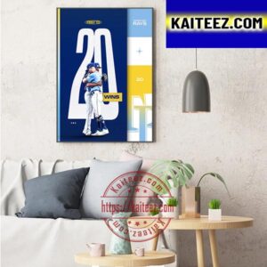 Tampa Bay Rays Is The First To 20 Wins Art Decor Poster Canvas