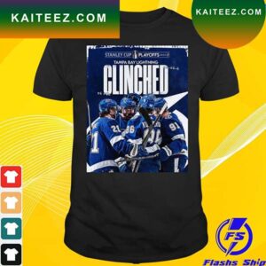 Tampa bay lightning clinched stanley cup playoffs 2023 nhl T-shirt