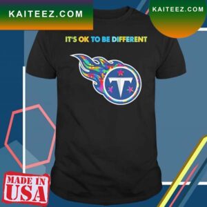 Tennessee Titan Autism it’s ok to be different 2023 T-shirt