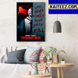 Terrifier Official Poster Art Decor Poster Canvas