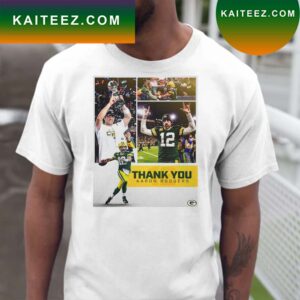 Thank You Aaron Rodgers Green Bay Packers NFL T-shirt