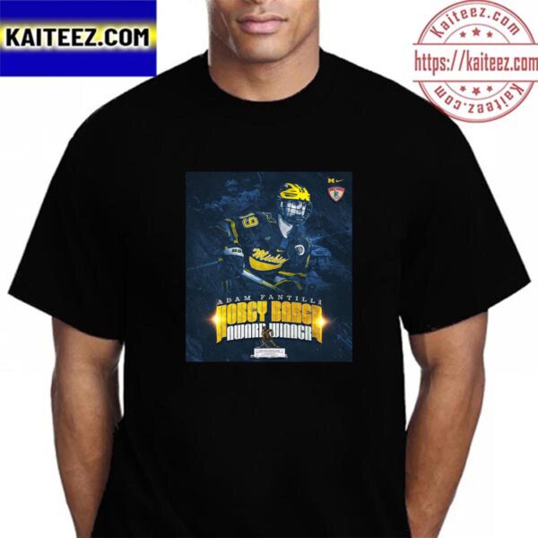 The 2023 Hobey Baker Award Winner Is Adam Fantilli Vintage T-Shirt