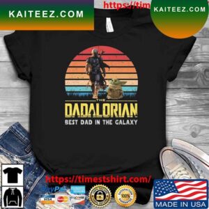 The Dadalorian Best Dad In The Galaxy Vintage T-Shirt