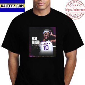 The Double-Double Queen Is Angel Reese With 34 Double-Doubles Vintage Tshirt