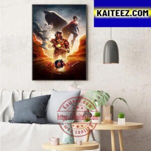 The Flash 2023 Worlds Collide New Poster Art Decor Poster Canvas