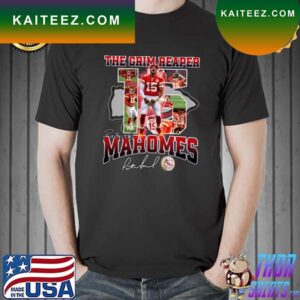 The Grim Reaper Patrick Mahomes Football Legend Signature Vintage T-Shirt