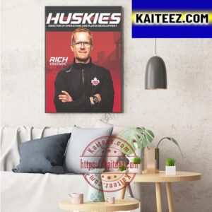 The Hamilton Huskies Richard Vrataric Director Of Operations And Player Development Art Decor Poster Canvas