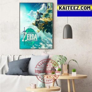 The Legend Of Zelda Tears Of The Kingdom Official Poster Art Decor Poster Canvas