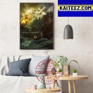 The Little Mermaid 2023 Of Disney 4DX Poster Art Decor Poster Canvas