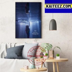 The Little Mermaid 2023 Of Disney Dolby Cinema Poster Art Decor Poster Canvas