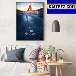 The Little Mermaid 2023 Of Disney Fandango Poster Art Decor Poster Canvas