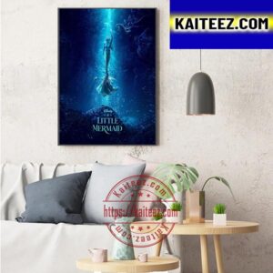 The Little Mermaid 2023 Of Disney IMAX Poster Art Decor Poster Canvas