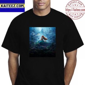 The Little Mermaid Of Disney Official Poster Vintage T-Shirt