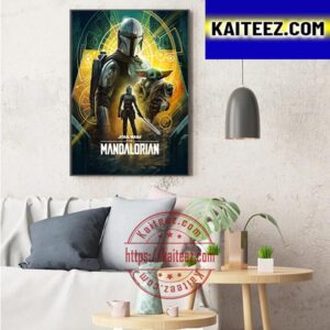The Mandalorian Of Star Wars By Fan Art Poster Art Decor Poster Canvas