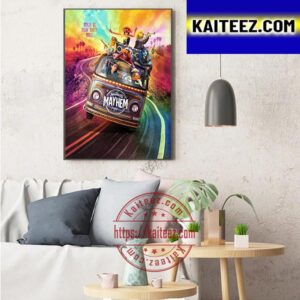 The Muppets Mayhem Official Poster Art Decor Poster Canvas