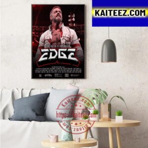 The Rated-R Superstar Edge Defeats Demon Finn Balor Inside Hell In A Cell Art Decor Poster Canvas