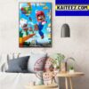 The Super Mario Bros Movie Poster Art Decor Poster Canvas