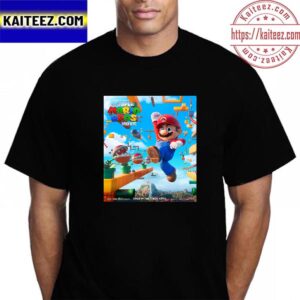 The Super Mario Bros Movie Official Poster Vintage T-Shirt