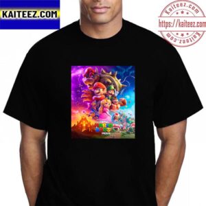 The Super Mario Bros Movie Poster Vintage T-Shirt