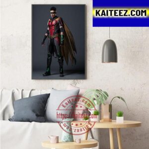 Titans Season 4 Tim Drake Robin Suit Art Decor Poster Canvas