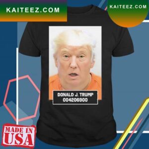 Trashcan Paul Donald J Trump 004206900 Mugshot T-Shirt