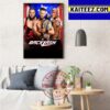 The Ring General Gunther And Still WWE Intercontinental Champion Art Decor Poster Canvas