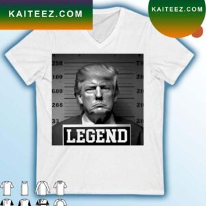 Trump Not Guilty Mugshot Legends T-Shirt