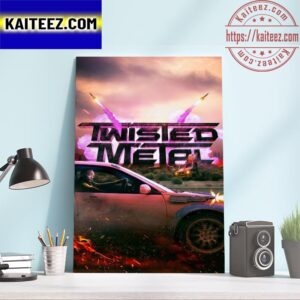 Twisted Metal New Poster With Starring Anthony Mackie And Stephanie Beatriz Art Decor Poster Canvas