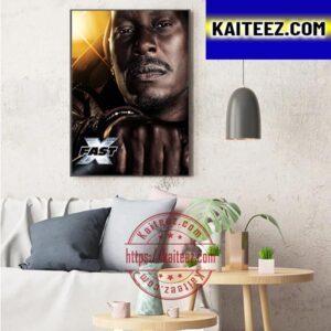 Tyrese Gibson As Roman Pearce In Fast X 2023 Art Decor Poster Canvas