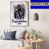 UConn Huskies Mens Basketball Are 2023 National Champions Art Decor Poster Canvas