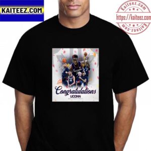UConn Huskies Mens Basketball Are 2023 NCAA National Champions Vintage Tshirt