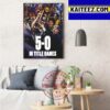 UConn Huskies Mens Basketball Are The 2023 National Champions Art Decor Poster Canvas