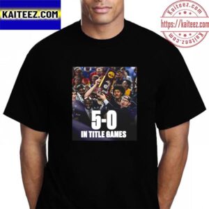 UConn Huskies Mens Basketball Have Won 5 National Champions Vintage Tshirt