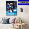 Vegas Golden Knights Clinched 2023 Stanley Cup Playoffs Berth Art Decor Poster Canvas