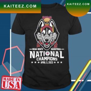 Uconn Huskies NCAA Men’s basketball national champions April 3 2023 T-shirt
