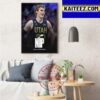 Utah Jazz All-Star Lauri Markkanen Wins 2022-23 NBA Most Improved Player Of The Year Award Art Decor Poster Canvas
