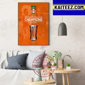 Vanarama National League Champions 2022 2023 Are Wrexham AFC Art Decor Poster Canvas