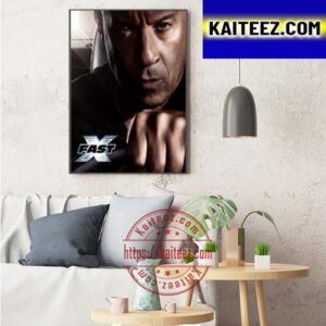 Vin Diesel As Dominic Toretto In Fast X 2023 Art Decor Poster Canvas