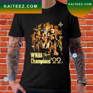 WNBA champions 22 las vegas aces T-shirt