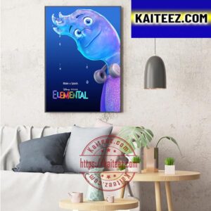 Wade Voiced By Mamoudou Athie In Elemental 2023 Art Decor Poster Canvas