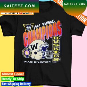 Washington Huskies 1991 National Champions T-shirt