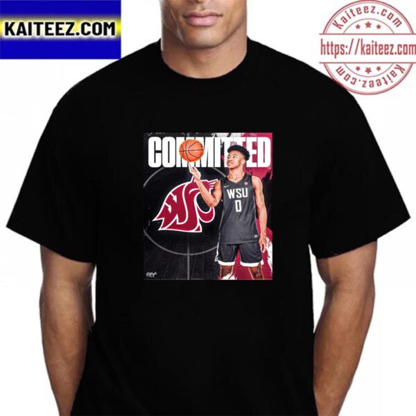 Washington State Committed Jaylen Wells Vintage T-Shirt