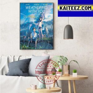 Weathering With You Official Poster Art Decor Poster Canvas