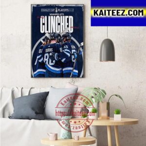 Winnipeg Jets Clinched 2023 Stanley Cup Playoffs Art Decor Poster Canvas