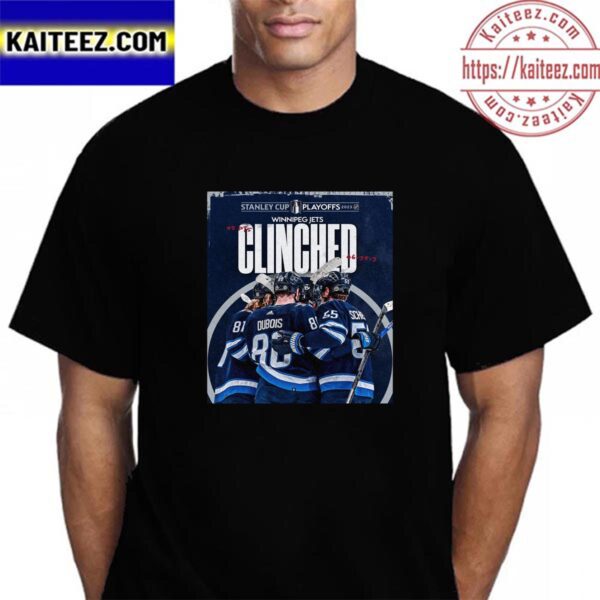 Winnipeg Jets Clinched 2023 Stanley Cup Playoffs Vintage T-Shirt