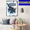 Winnipeg Jets Clinched Stanley Cup Playoffs NHL 2023 Art Decor Poster Canvas
